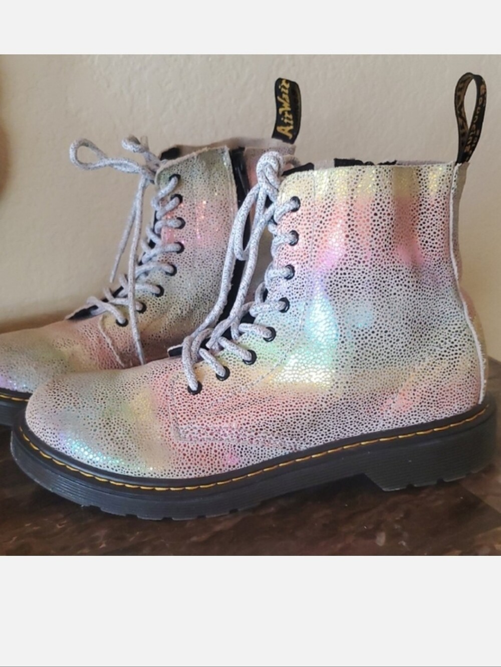 Dr. Martens Rainbow Sparkle Pascal Boots